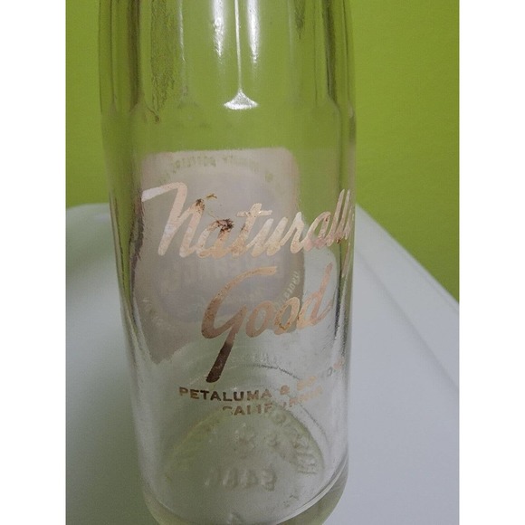 Rare Vintage Antique Soda Pop Glass Bottle Mission Beverages Naturally Good Cali - Picture 5 of 5